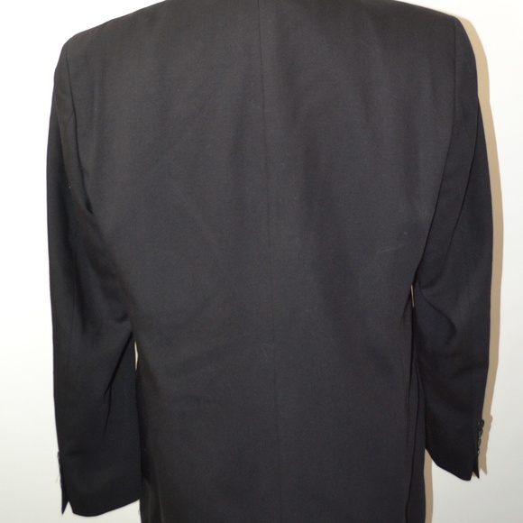 Calvin Klein 42R Sport Coat Blazer Suit Jacket Bla - Picture 5 of 8